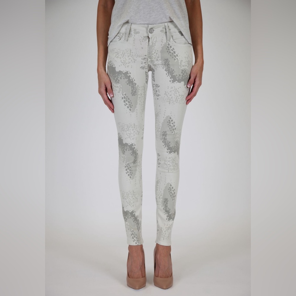 Black Orchid Women's Skinny Jeans - Gray and White